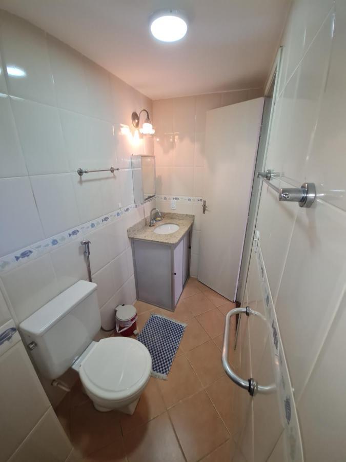 Apt Centro 50 M Mar, Wi-Fi, Completo, Local Top Guarapari Bagian luar foto